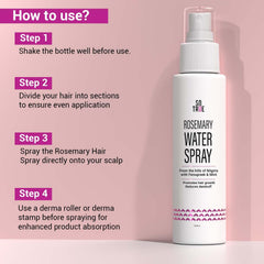 Sotrue Rosemary Water Spray For Hair Growth, Rosemary Hair Mist, Helps Reduce Hairfall, Strengthens Hair, Stimulates Hair Growth, Healthy Nourished Hair, Suitable For All Hair Types 100ml