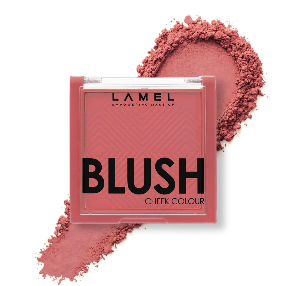 LAMEL Blush cheek colour for women, Richly pigmented, Matte finish, Soft, silky texture, Blends easily,Universally flattering shades, 408 Plum 3.8gm