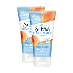 St. Ives Blemish Care Face Scrub With 100% Natural Tea Tree Extracts & Salicylic Acid| Unclogs Pores and Removes Impurities, Dirt & Oil|Pack of 2x170gm