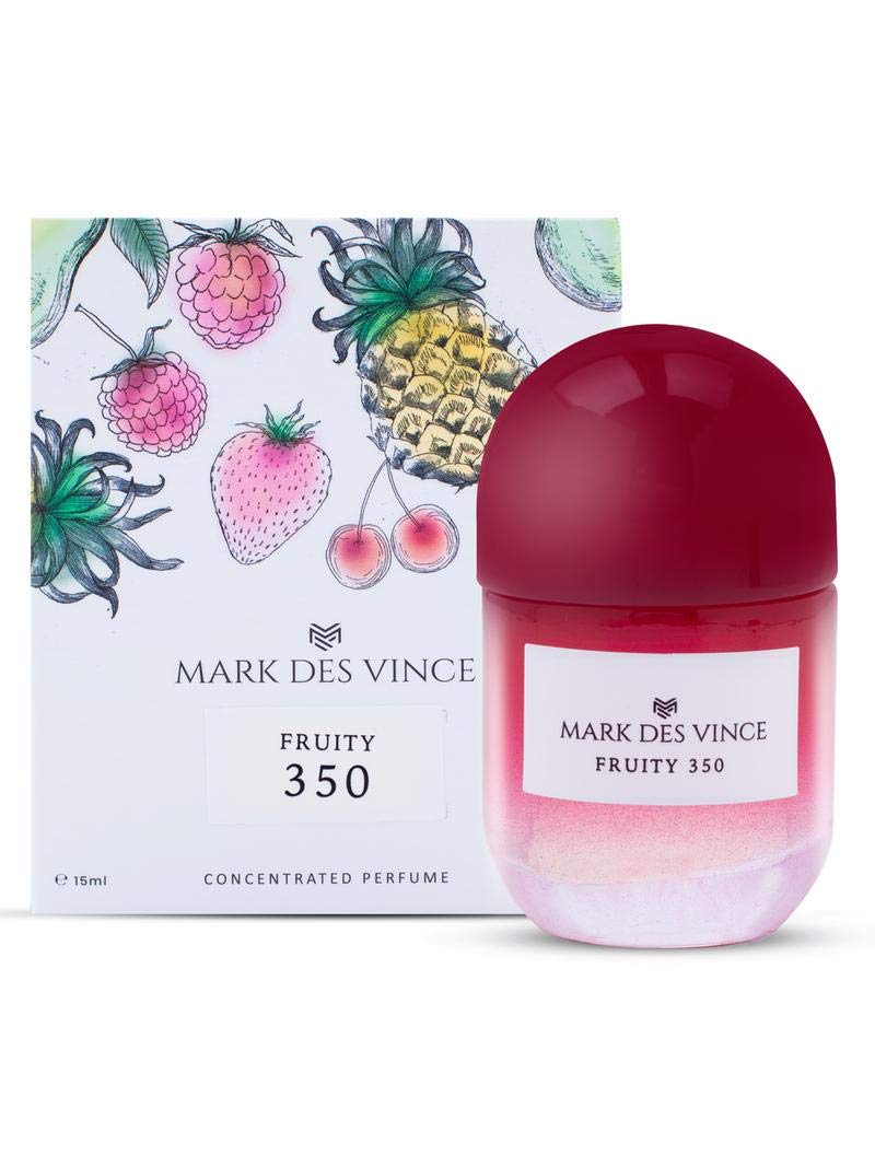 Mark Des Vince Fruity 350 Concentrated Perfume for Men Women Long Lasting Parfum Fragrance For Unisex, 15ml