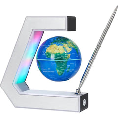 KAIMC Magnetic Levitation Floating World Earth Globe Lamps With Pen, Cool Office Desk Decor Stuff For Men Boss Unique Birthday Gifts Or Christmas For Men,educational Geography Globe Toys For Kids Learning