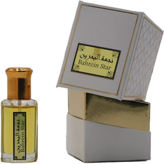 aabak al sahraa عبق الصحراء Bahrein Star Attar For Men and Women, Non alcoholic Arabic Fragrance for Men and Women, 12 ML, Oil Based Long Lasting Fragrance Containing Vanilla with Amber & Amp Notes