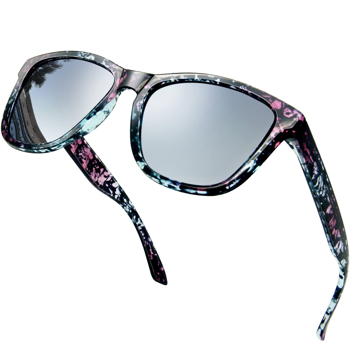 KANASTAL Polarized Sunglasses for Women, Classic Square Mens Sun Glasses, Lightweight Shades for Womens Outdoor 100% UV400 Protection Driving Fishing Golf Outdoor Activities
