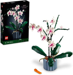 LEGO Orchid Artificial Plant Building Set for Adults, with Faux Flowers, Home Office Decor Accessory, Botanical Collection Gift Idea for Women and Men 10311