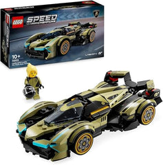 LEGO Speed Champions Lamborghini Lambo V12 Vision GT Super Car Toy for 10 Plus Year Old Boys & Girls, Buildable Vehicle Model Set, Kids' Bedroom Decoration, Birthday Gift Idea 76923