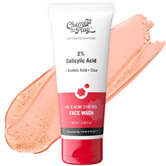 Chemist at Play 2% Salicylic Acid Face Wash For Oily Skin with Niacinamide | Prevents Acne & Removes Excess Oil | Sulphate Free, Anti Acne Face Cleanser | For Men & Women | 100 ml