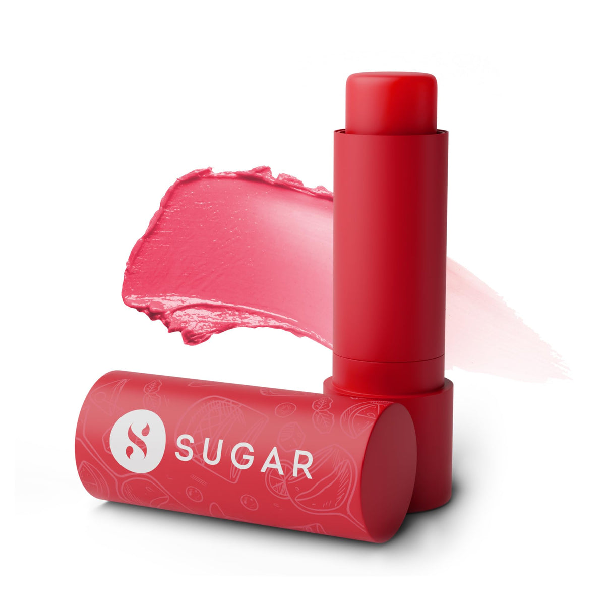 Sugar Cosmetics Tipsy Lip Balm for Dry, Chapped Lips with Vitamin E, Shea Butter, and Jojoba Oil | Protect and Nourish Lips | Lip Moisturizer with SPF | 4.5g - 02 Cosmopolitan