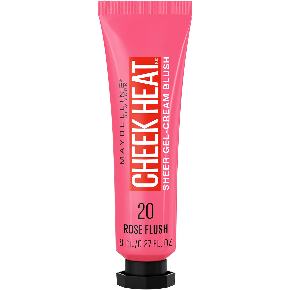 Maybelline Cheek Heat Gel Cream Blush Makeup 0.27 fl oz, Rose Flush