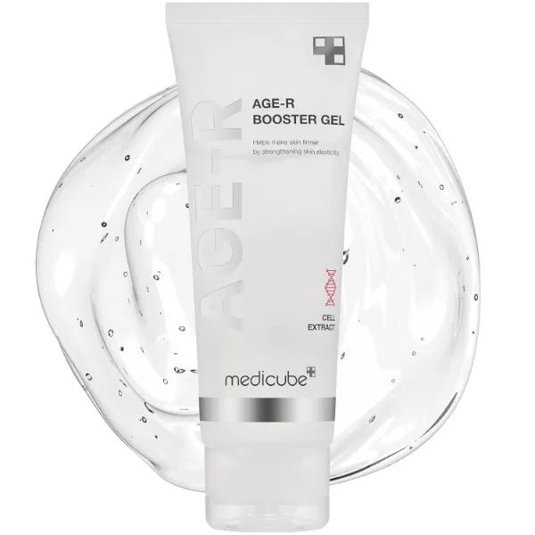 Medicube Age-R Booster Gel Serum for Skin Care Devices - Moisturizing and Nourishing Facial Serum with Plant Stem Cell Extract, Hyaluronic Acid, Collagen - Hypoallergenic Korean Skin Care