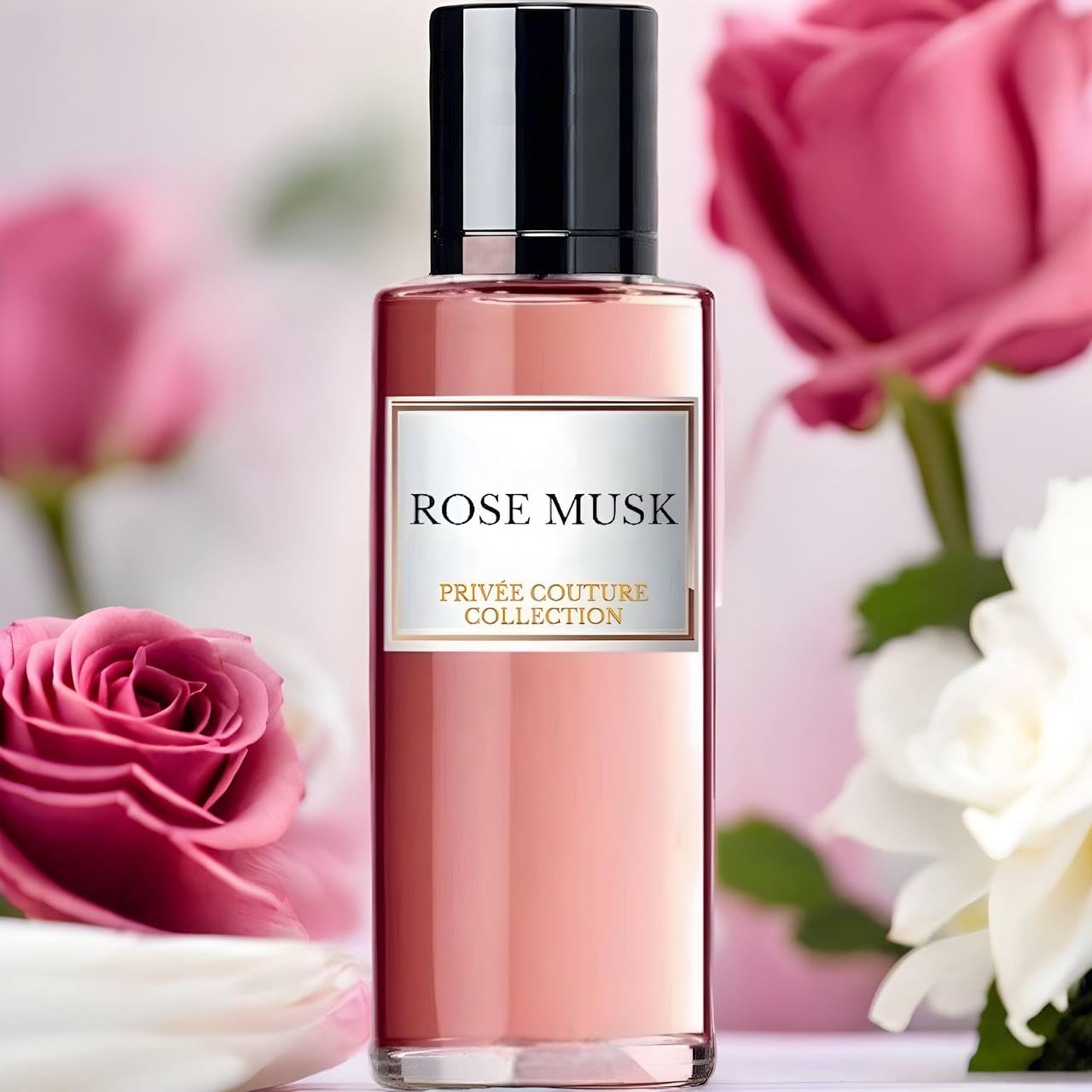 ROSES MUSK - Eau De Parfum | Long Lasting - Privee Counture Collection | Mini Travel size 30 ML perfume | By Lattafa Perfumes - High Concentration (ROSES MUSK)