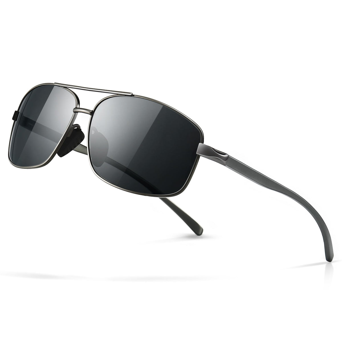 SUNGAIT Ultra Lightweight Rectangular Polarized Sunglasses UV400 Protection
