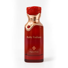 Frais Et Frais Ruby Radiant Perfume 100ML - Eau de Parfum - Unisex Oriental Floral Scent with Pink Pepper, Rose & Tonka Bean