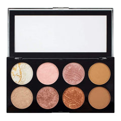 Revolution Beauty London Makeup Ultra, Blush Palette, Golden Sugar, 8 Shades, 12.8g