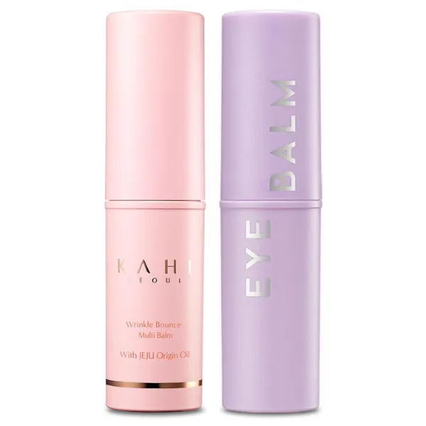 KAHI Multi Balm Max Daily Moisturizer for Face + Under Eye Balm Stick Dark Circle Defense | All-in-One Hydrating Lip Balm Eye Cream Neck Cream Make Up Base & Face Mist Moisture Balm Stick (0.30 fl oz0