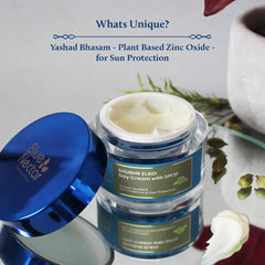 Blue Nectar Brightening Day Cream for Women Daily Use with SPF 30 | Sunscreen for Oily Skin & Dry Skin, Natural Skin Brightening Cream with Eladi (50g)