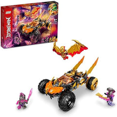 LEGO NINJAGO Cole’s Dragon Cruiser 71769 Building Blocks Toy Car Set; Toys for Boys, Girls, and Kids (384 Pieces)