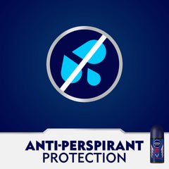 NIVEA MEN Antiperspirant Roll-on for Men, 48h Protection, Dry Impact, 2x50ml
