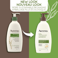 Aveeno active naturals Daily Moisturizing Lotion, moisturizes for 24h, 2 x 600 ml