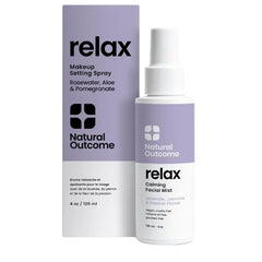 Natural Outcome Calming Face Mist and Setting Spray - Aromatherapy Face and Body Mist, Relaxing Pillow Mist with 100% Pure Lavender - 4 oz