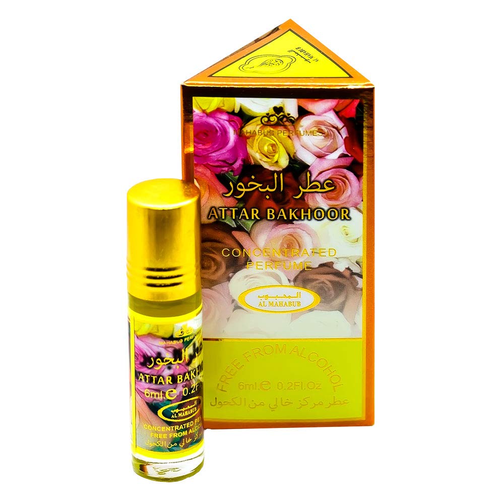 Attar Bakhoor Concentrated Alcohol Free Perfume Oil Roll-On 6ml