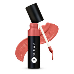 Sugar Cosmetics Partner in Shine Lipstick | Lasts Up to 24 Hours | Transfer & Smudge Proof - 3ml - 02 Brick Bardot