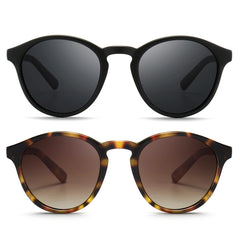 SUNGAIT Women's Classic Vintage Round Polarized Sunglasses Retro Style UV400 SGT166