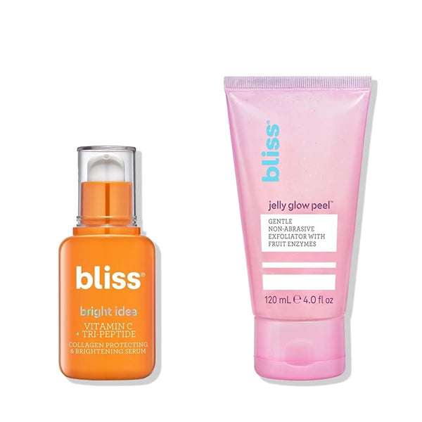 Bliss Jelly Glow Peel™ Gentle Non-Abrasive Cleanser and Exfoliator With Fruit Enzymes - 4 Oz - Nourishes and Hydrates Skin - Clean, Vegan & Cruelty