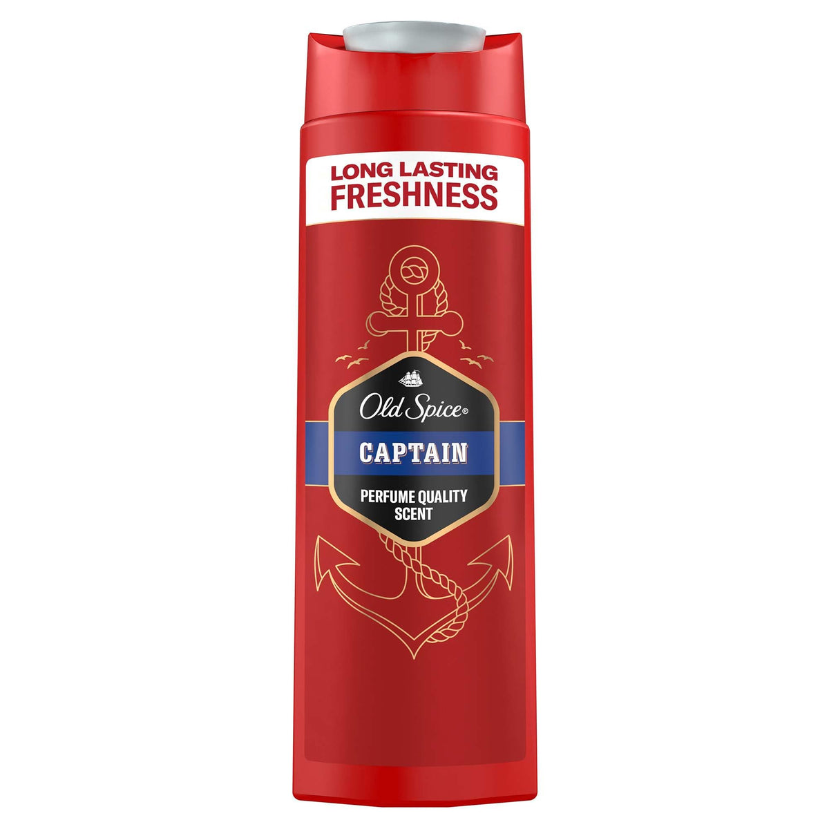 Old Spice Men's 3 in 1 Shower Gel & Shampoo (250ml), Men's Hair, Body & Face Cleanser, Long-Lasting Refreshing, Lemon, Sandalwood & Sea Air Scent