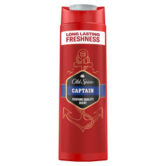 Old Spice Men's 3 in 1 Shower Gel & Shampoo (250ml), Men's Hair, Body & Face Cleanser, Long-Lasting Refreshing, Lemon, Sandalwood & Sea Air Scent