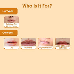 Aravi Organic Lip Glowy Balm With SPF 50 PA+++ & Kojic Acid - Ceramide & Peptide - SLS & Paraben Free 5 gm