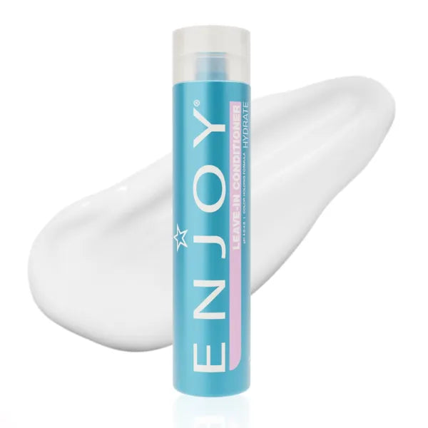 Enjoy Leave In Conditioner - Eliminates Frizz Cleansing Moisturizing Smoothing, Sulfate Free For Thick Coarse or Curly Hair, Dual-use formula - 10.1 Fl Oz