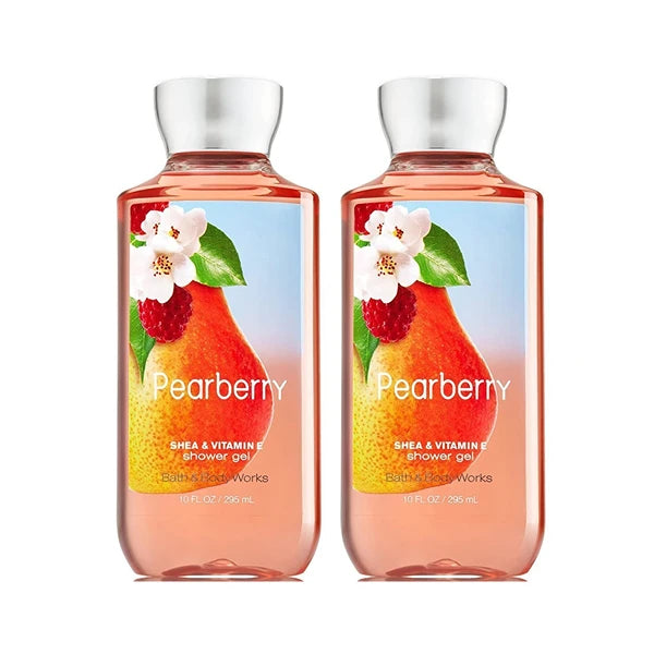 Bath & Body Works Pearberry Shower Gel 10 Oz 2 Pack (Pearberry)