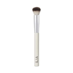 ILIA Complexion Brush Liquid + Cream Complexion Product Brush Made with FSC Certified Wood, Aluminum, + Soft, Vegan Bristles Expertly Crafted Non Toxic
