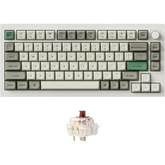 Keychron Q1 Max RGB QMK/VIA Custom Mechanical Keyboard, Full Metal Programmable Knob 2.4 GHz/Bluetooth/Wired Keyboard with Hot-Swappable Gateron Jupiter Switch for Mac Windows Linux - White