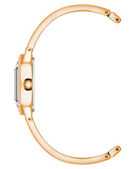 Anne Klein Women's Premium Crystal Accented Bangle Watch, AK/4042, Blush/Rose Gold