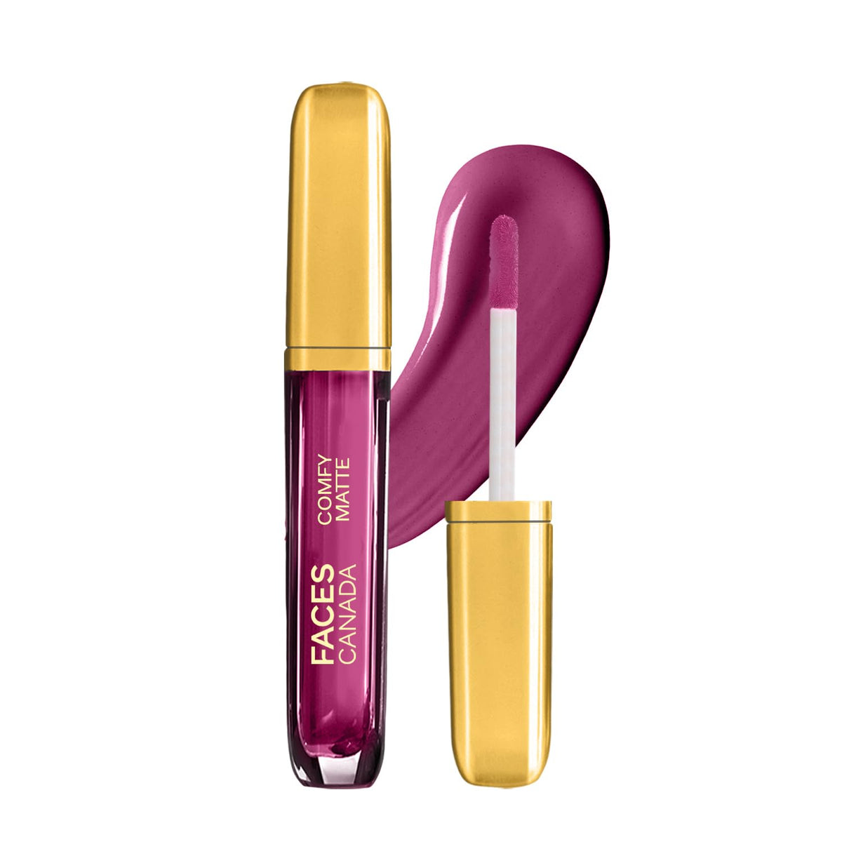 FACESCANADA FACES CANADA Comfy Matte Liquid Lipstick - End Of Story 03, 3 ml | Comfortable 10HR Longstay | Intense Matte Color | Almond Oil & Vitamin E Infused | Super Smooth | No Dryness | No Alcohol