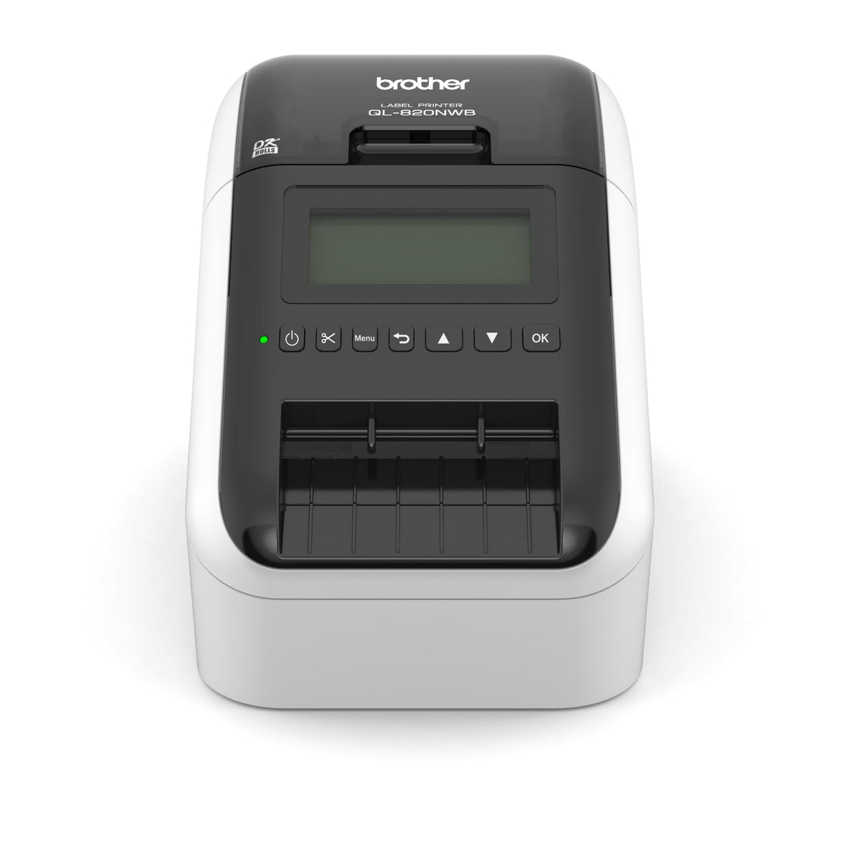 Brother QL-820NWB Professional Label Printer, Wireless & Wired LAN, 62mm Width, Time Stamping Function