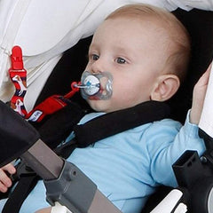 HuanShiJingXuan Soother clip - 6 only pacifier clips - stylish teeth ring nipple holder for baby boys and girlsFits Most Pacifier Styles Baby Teething Toys and Baby Gift