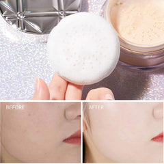 Loose Face Powder, Makeup Finish Powder, Matte Oil Control Loose Powder, Long Lasting Face Cosmetic Powder (Ivory white/24g)