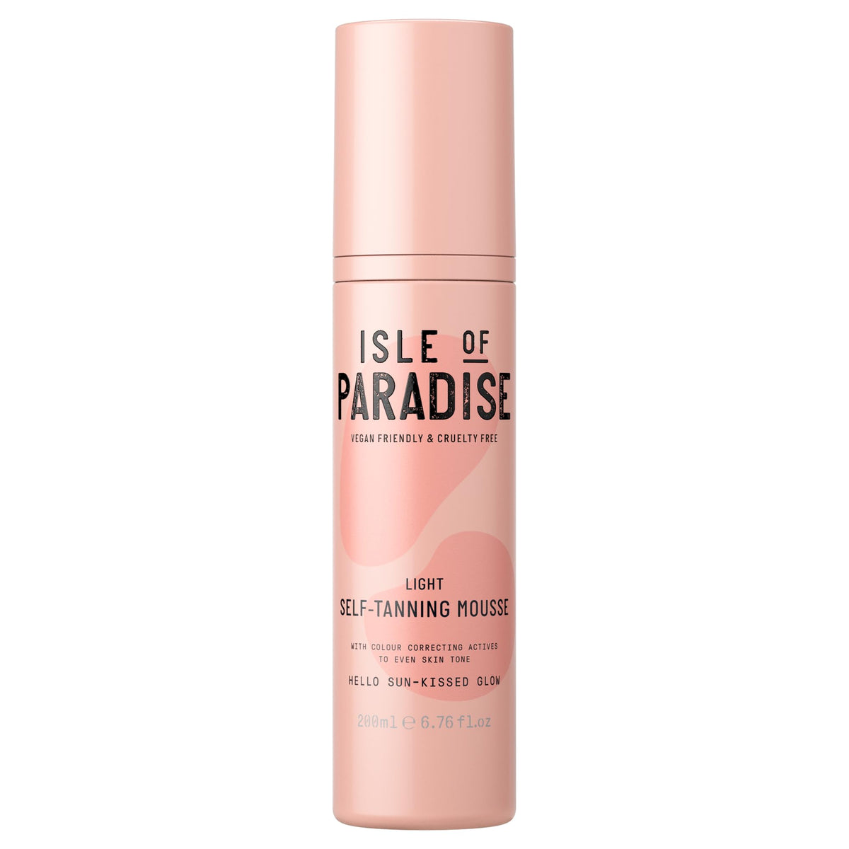 Isle of Paradise Self Tan Mousse, Light (200 ml) Self Tanning Foam, Natural Ingredients & Vegan