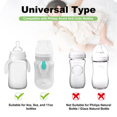 BOXOB 4pcs Baby Bottle Holders for Philips Avent Anti Colic Bottles, Ergonomic Baby Bottle Holders Accessories for Philips Avent Bottles, Let Baby Be Independing