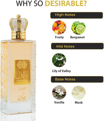 Ana Al Awwal by Nusuk Eau De Parfum Spray 3.4 oz / 100 ml (Women)