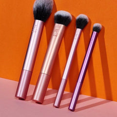 REAL TECHNIQUES Makeup Brushes Set - Everyday Essentials, Enhanced Eye, Flawless Base | Professional Foundation Brush, Concealer Brush | Best Makeup Brushes for All Gifting Occasions