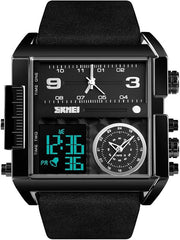 SKMEI Men's Digital Sports Watch with Multi-Time Zone Waterproof Stopwatch