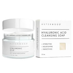 Asterwood Hyaluronic Acid Moisturizer 1.7 oz & Hyaluronic Acid Face Bar 3.5 oz