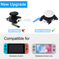 NiceCo Replacement Joystick for Nintendo Switch lite, Repair Joystick Replacement Tool Kit for Switch lite and Nintendo Joycon Controller