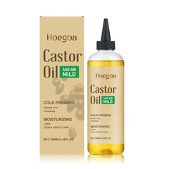 Heogoa Organic Castor Oil for Hair Growth – Nourishing Hair & Scalp Care Oil with Batana & Ginger Root Oils, Lightweight, Non-Greasy Texture - 100ml
