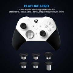 KOOWOD Accessories for Xbox Elite Controller Series 2-13 in 1 Replacement Paddles Thumbsticks Joystick Analog Sticks Parts Repair Kit Component Set with 2 D-Pads, 1 Tool