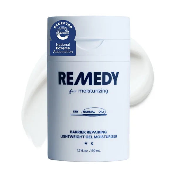 Remedy for Light Moisture | Barrier Repairing Hydrating Lightweight Gel Moisturizer Water Cream for Normal to Oily Skin, 1.7 fl. Oz
