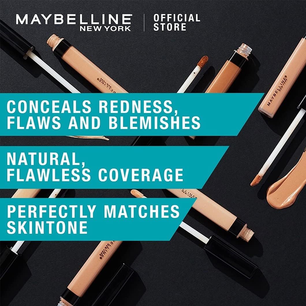 Maybelline New York Perfect Fit Me Flawless Matte Base Makeup Combo Conceal For Oily Skin+Blend Duo Kit,Medium Coverage Fit Me Foundation Powder 115 (30Ml)+Fit Me Concealer Shade 10 (6.8Ml),Pack Of 1